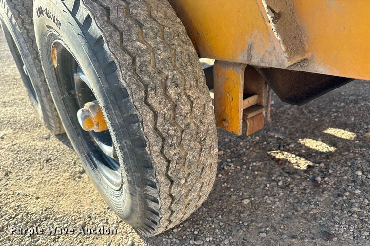 image for item LH9286 1981 Case DH4 trencher with trailer