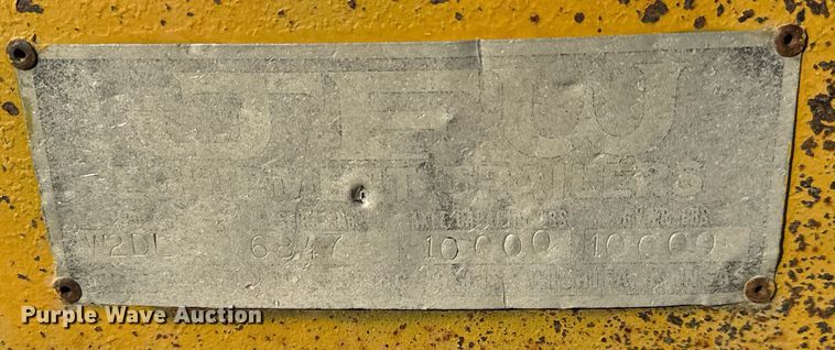 image for item LH9286 1981 Case DH4 trencher with trailer