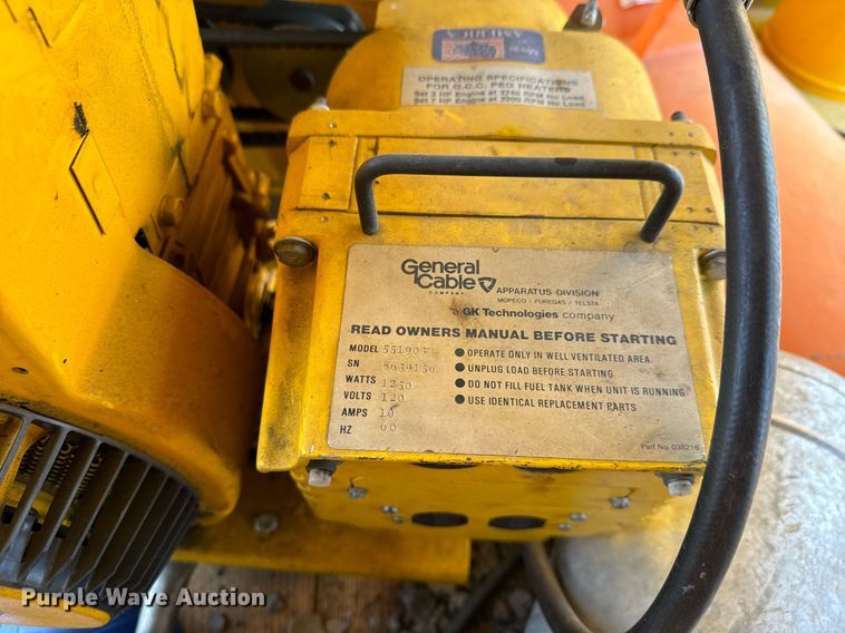 image for item LH9287 Carpenter's ventilating heater trailer 