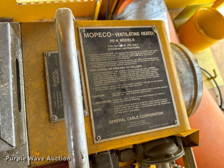 image for item LH9287 Carpenter's ventilating heater trailer 