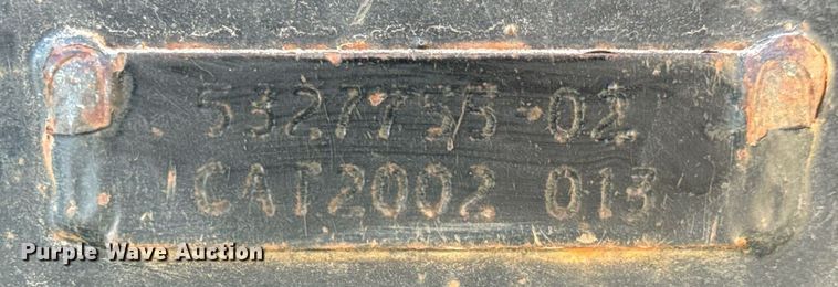 image for item LH9318 Caterpillar  skid steer bucket