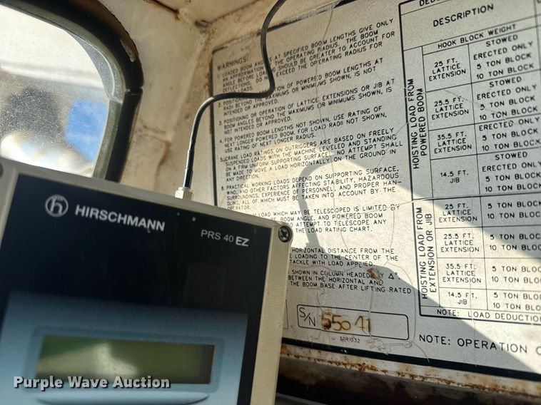 image for item LH9348 1989 P&H Century 122 crane