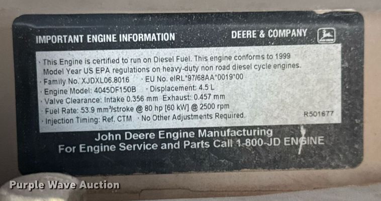 image for item LH9352 1999 CompAir LeRoi Q185DJ-E air compressor