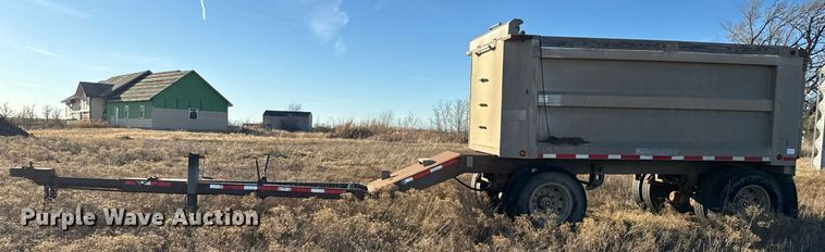 image for item LH9371 1995 Cornhusker end dump pup trailer