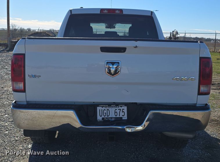 image for item LW9992 2013 Dodge Ram 1500 Quad Cab pickup truck