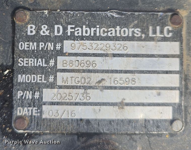 image for item LX9017 2016 Erskine PC100 mini excavator plate compactor