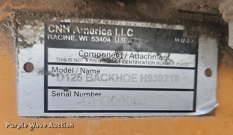 image for item NI9314 2004 Case 560 trencher