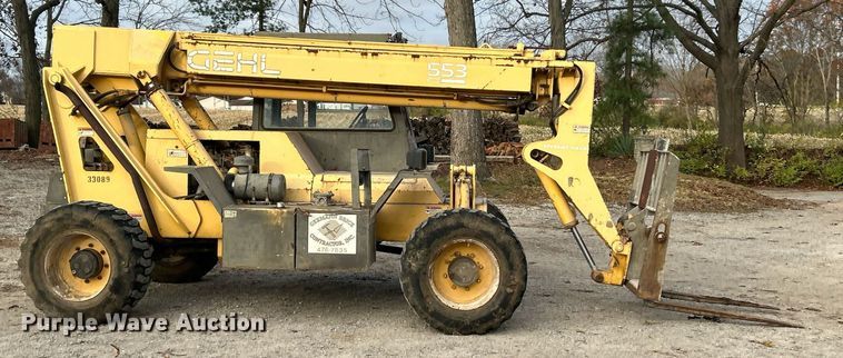 image for item NJ9579 1996 Gehl 553 telehandler