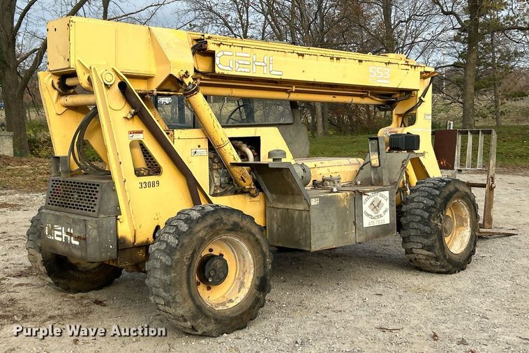 image for item NJ9579 1996 Gehl 553 telehandler