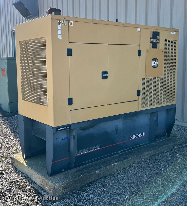 image for item NJ9617 2001 Olympian D100P2 generator