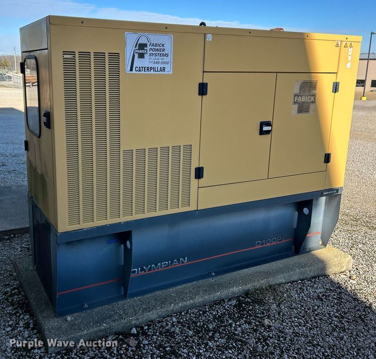 image for item NJ9617 2001 Olympian D100P2 generator