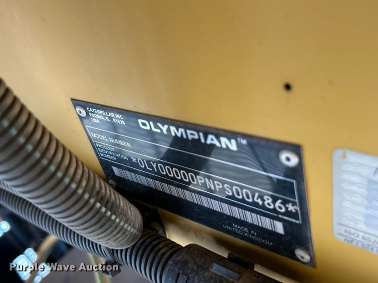 image for item NJ9617 2001 Olympian D100P2 generator