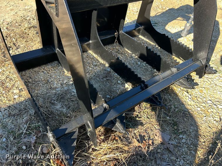 image for item NJ9618 Patriot Implements skid steer grapple bucket