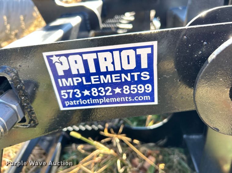 image for item NJ9618 Patriot Implements skid steer grapple bucket