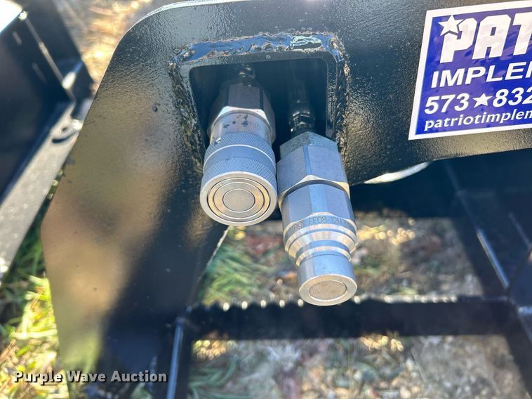 image for item NJ9619 Patriot Implements skid steer grapple bucket