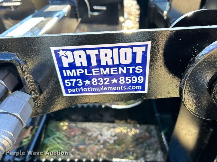 image for item NJ9619 Patriot Implements skid steer grapple bucket