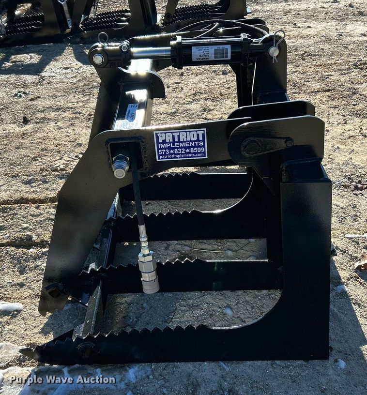 image for item NJ9623 Patriot Implements skid steer grapple bucket