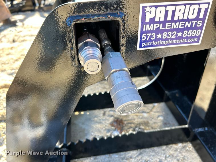 image for item NJ9623 Patriot Implements skid steer grapple bucket