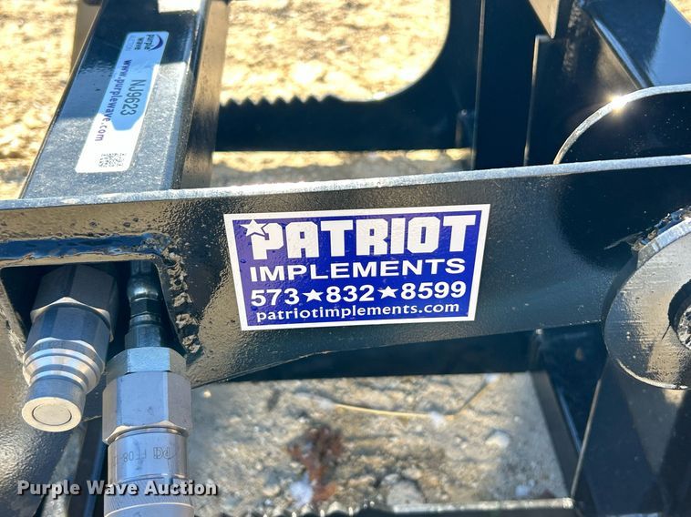 image for item NJ9623 Patriot Implements skid steer grapple bucket