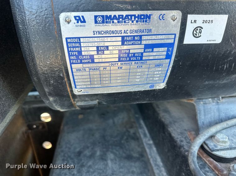 image for item OF9289 Marathon Electric 284CSL1542-1 generator