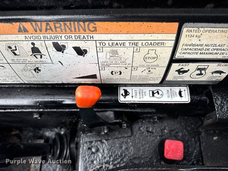 image for item OG9778 2000 Bobcat  873 skid steer loader