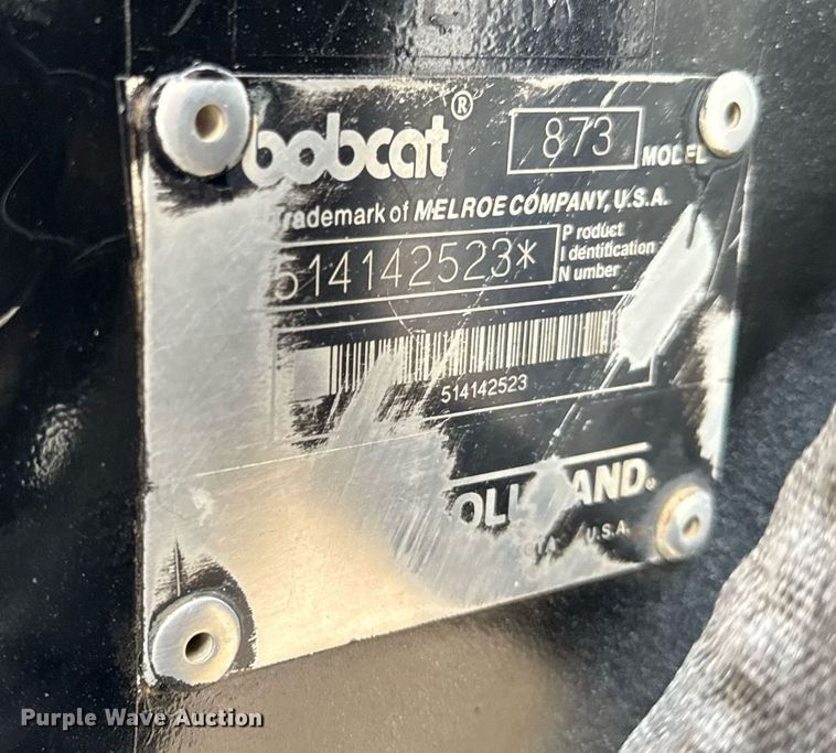 image for item OG9778 2000 Bobcat  873 skid steer loader