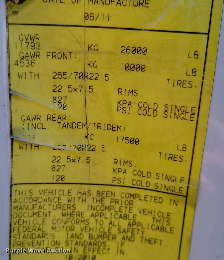 image for item OH9407 2011 Ford F650 Super Duty bucket truck