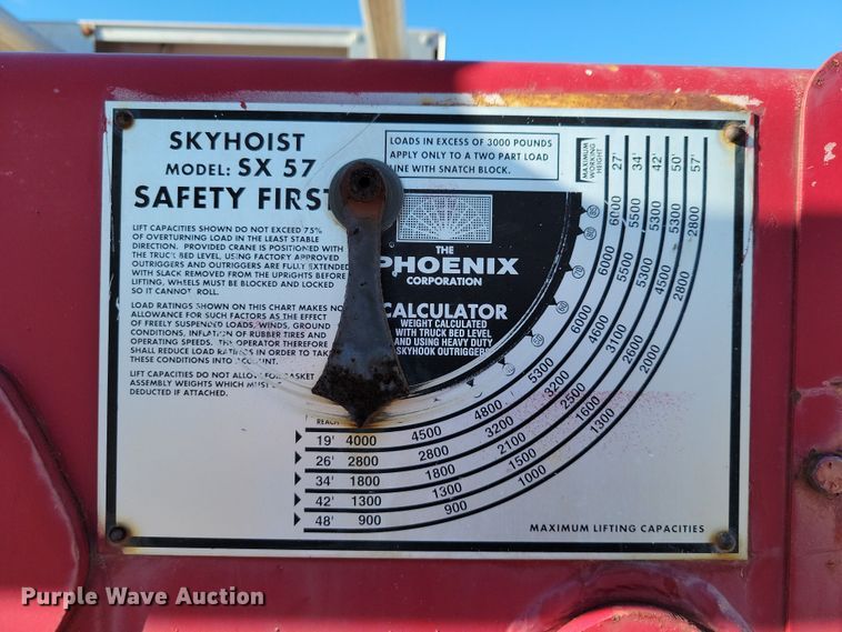 image for item OH9408 1999 International  4700 bucket truck