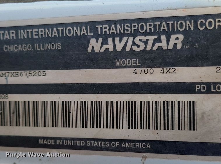 image for item OH9408 1999 International  4700 bucket truck