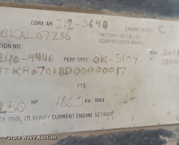 image for item OH9416 2004 Ford F750 utility / service truck