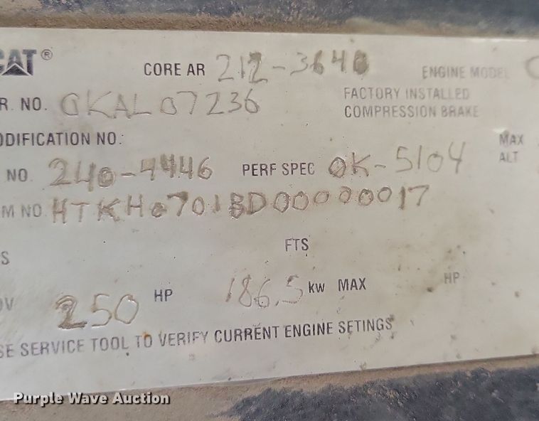 image for item OH9416 2004 Ford F750 utility / service truck