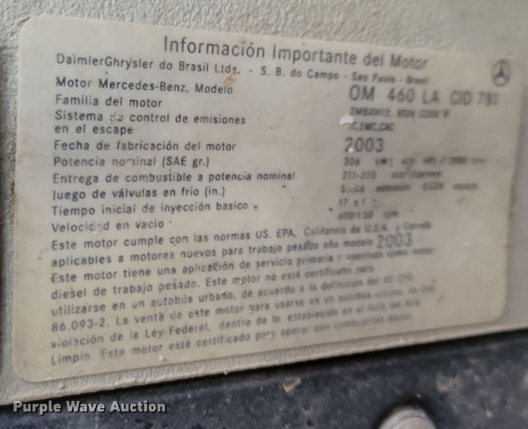 image for item OH9417 2004 Sterling LT9500 dump truck