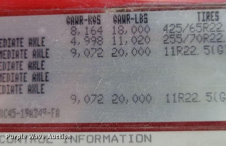 image for item OH9417 2004 Sterling LT9500 dump truck