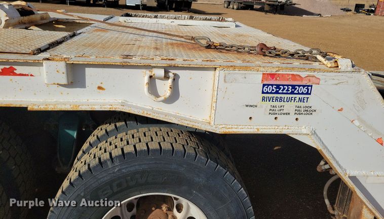 image for item OH9457 1975 Muv-All hydraulic tail equipment trailer