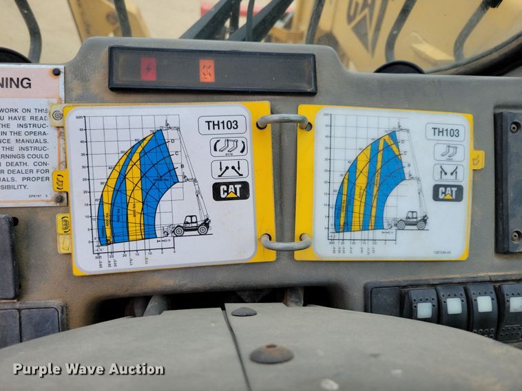 image for item OH9462 1997 Caterpillar TH103 telehandler