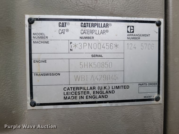 image for item OH9462 1997 Caterpillar TH103 telehandler