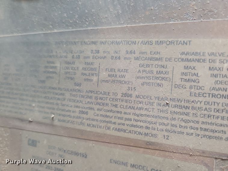 image for item OH9467 2007 Sterling LT9500 ready mix truck