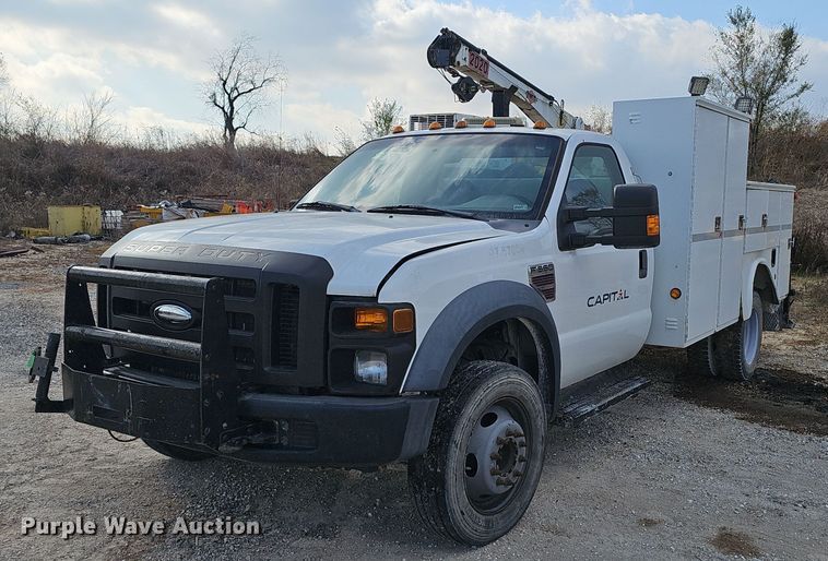 image for item OJ9139 2008 Ford F550 Super Duty utility / service truck