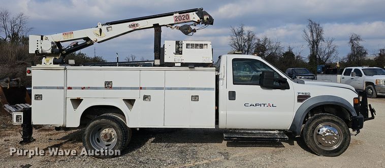 image for item OJ9139 2008 Ford F550 Super Duty utility / service truck