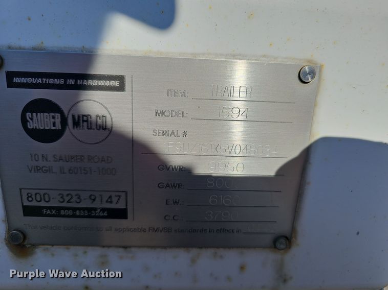 image for item OJ9215 Sauber Trailer 1594 Oil filtration trailer