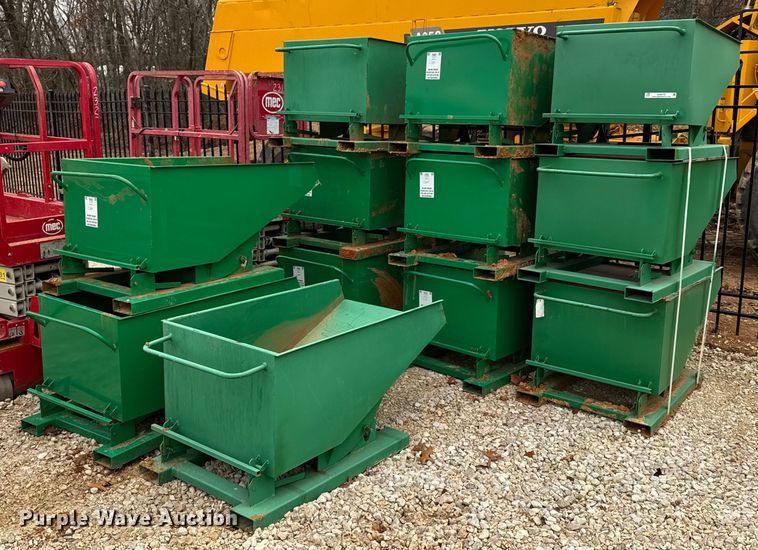 image for item OJ9273 (12) forklift dumpsters