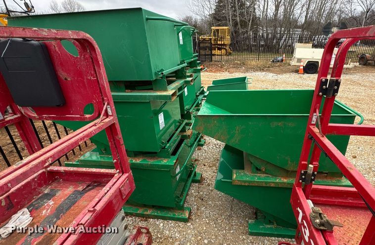 image for item OJ9273 (12) forklift dumpsters