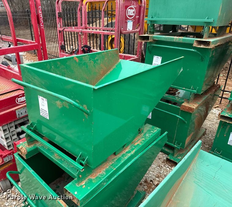 image for item OJ9273 (12) forklift dumpsters
