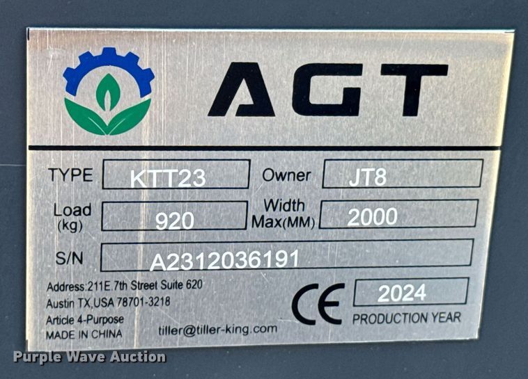 image for item OJ9281 2024 AgroTK KTT23 compact utility loader