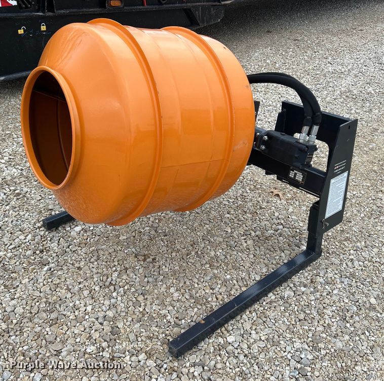 image for item OJ9282 2024 Land Honor CRM-11-65V skid steer concrete mixer