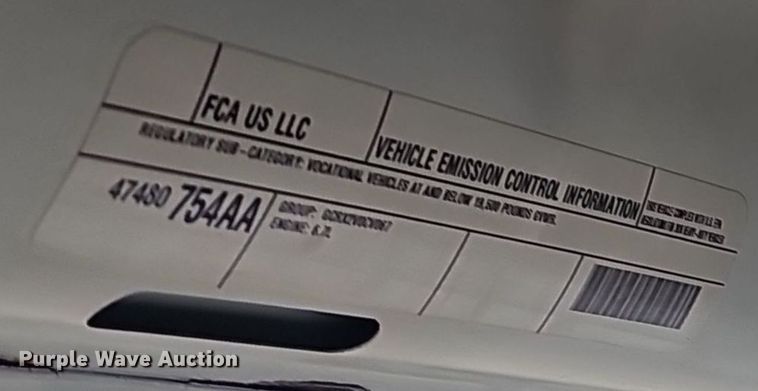 image for item OJ9283 2016 Dodge Ram 5500 flatbed truck