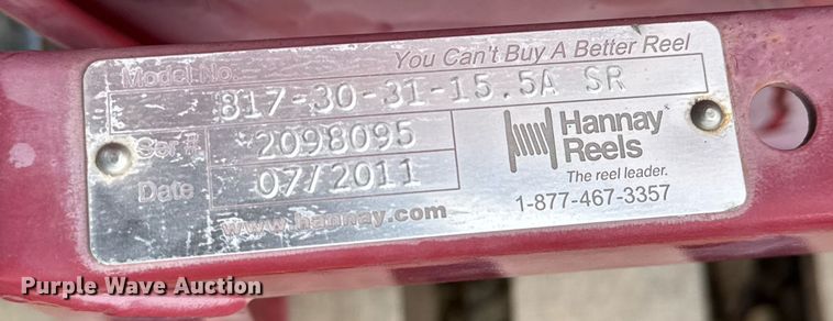 image for item OJ9298 (9) Hydraulic Hose Reels