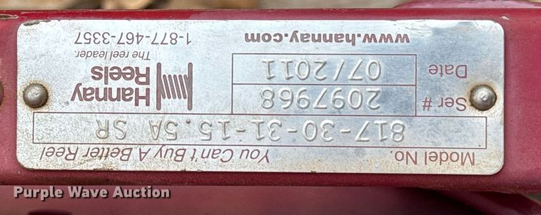 image for item OJ9298 (9) Hydraulic Hose Reels