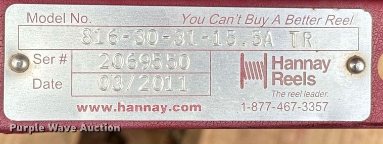 image for item OJ9298 (9) Hydraulic Hose Reels