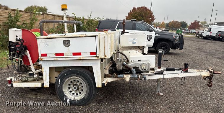image for item OK9308 2003 US Jetting Inc 4018-300TRL sewer jetter trailer